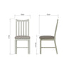 Modena Oak & White  Dining Chair