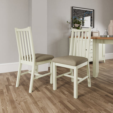 Modena Oak & White  Dining Chair