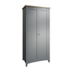 Modena Grey Painted Wardrobe - 2 Door