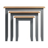 Modena Grey Painted Nest of Tables - 3 Tables