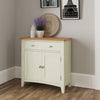 Modena Oak & White  Sideboard - 2 Door 1 Drawer