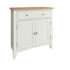 Modena Oak & White  Sideboard - 2 Door 1 Drawer