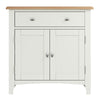 Modena Oak & White  Sideboard - 2 Door 1 Drawer