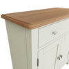 Modena Oak & White  Sideboard - 2 Door 1 Drawer