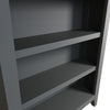 Modena Grey Painted Bookcase - Small Wide