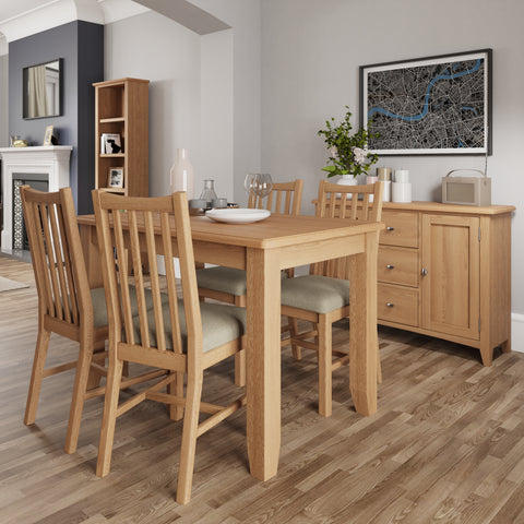 Modena Oak Dining Table - 1.2m Extending