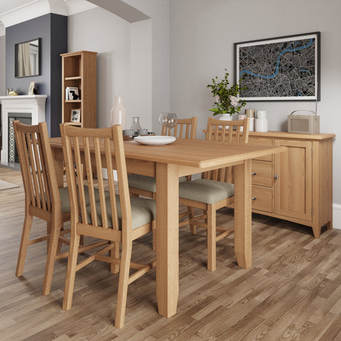 Modena Oak Dining Table - 1.6m Extending