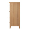 Modena Oak Chest of Drawers - 2 Over 3