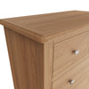 Modena Oak Chest of Drawers - 2 Over 3