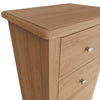 Modena Oak Chest of Drawers - 5 Drawer Narrow