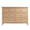 Modena Oak Chest of Drawers - 6 Drawer