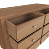 Modena Oak Chest of Drawers - 6 Drawer