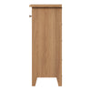 Modena Oak Side Table - 1 Drawer 2 Baskets