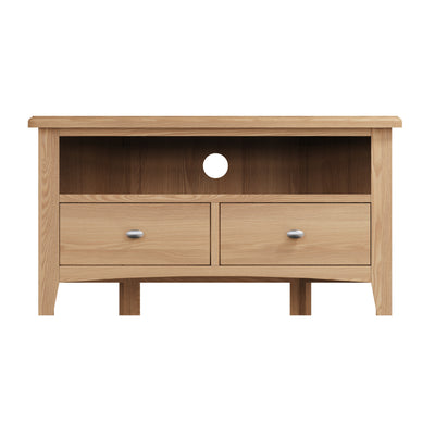 Modena Oak TV Unit - Corner