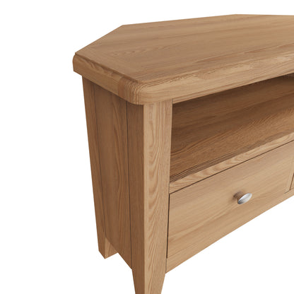 Modena Oak TV Unit - Corner