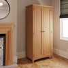 Modena Oak Wardrobe - 2 Door