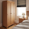 Modena Oak Wardrobe - 2 Door