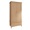 Modena Oak Wardrobe - 2 Door with Drawer