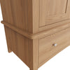 Modena Oak Wardrobe - 2 Door with Drawer