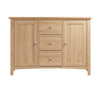 Modena Oak Sideboard - 2 Door 3 Drawer