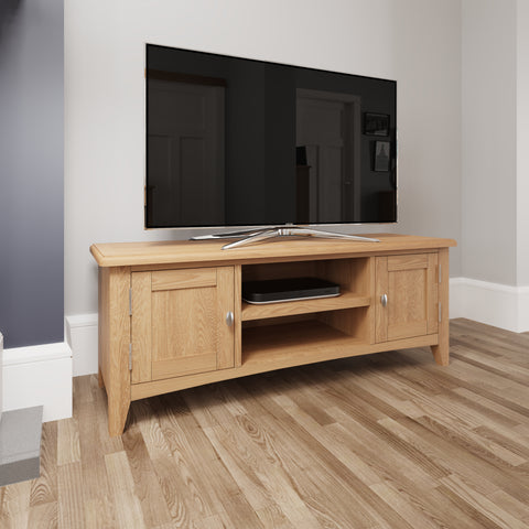 Modena Oak TV Unit - Large