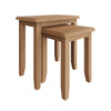 Modena Oak Nest of Tables - 2 Tables