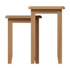Modena Oak Nest of Tables - 2 Tables