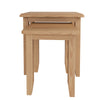 Modena Oak Nest of Tables - 2 Tables