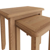 Modena Oak Nest of Tables - 2 Tables