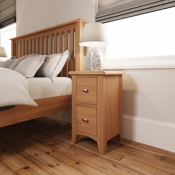 Modena Oak Bedside - Small