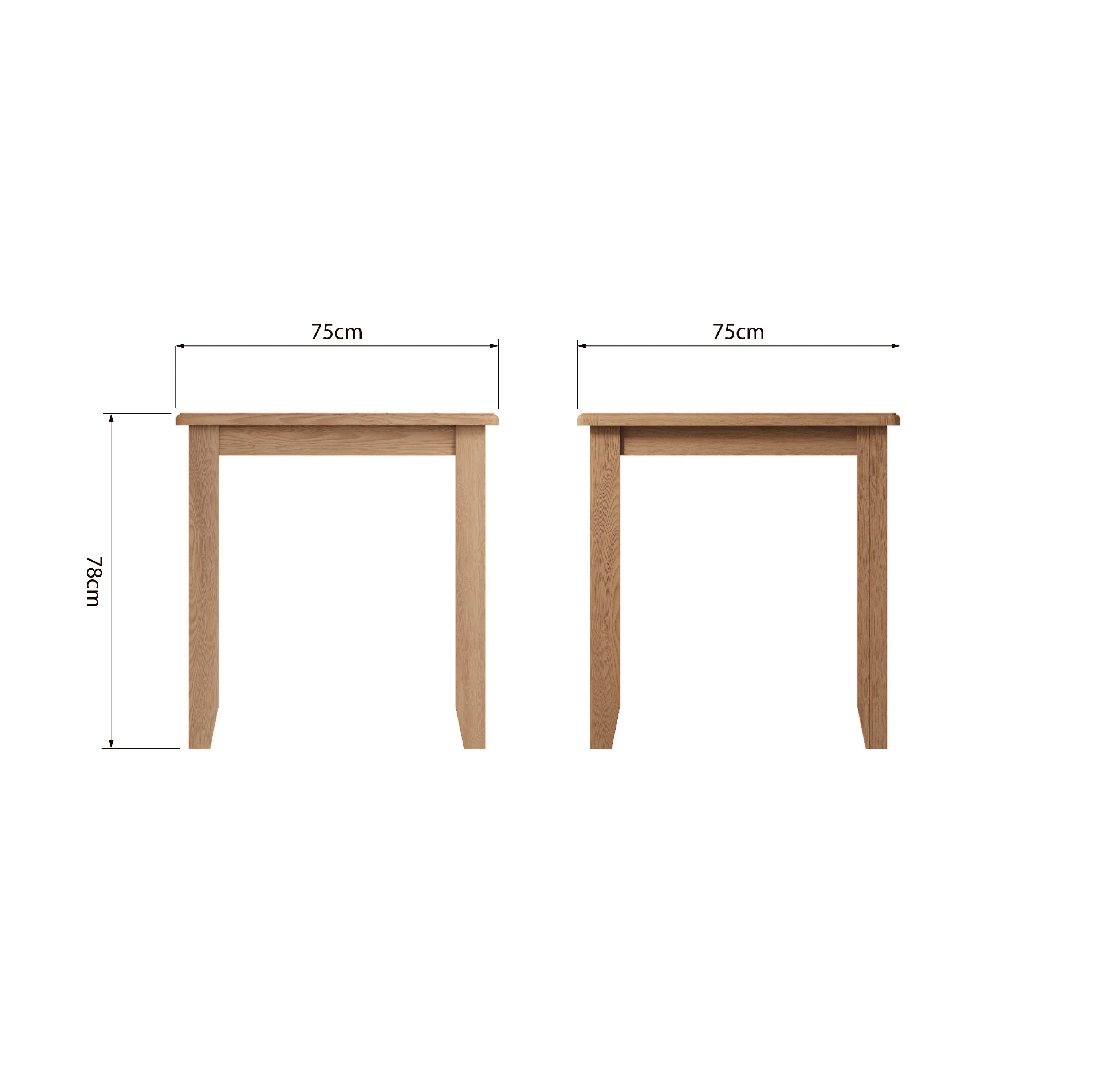 Modena Oak Dining Table - Fixed