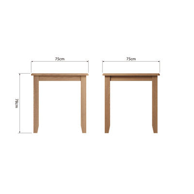 Modena Oak Dining Table - Fixed