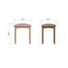 Modena Oak Dressing Table - Stool