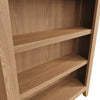 Modena Oak Bookcase - Small Wide