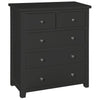 Henley Charcoal Painted Chest of Drawers - 2 Over 3