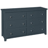 Henley Blue Painted Chest of Drawers - 6 Drawer Wide