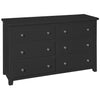 Henley Charcoal Painted Chest of Drawers - 6 Drawer Wide