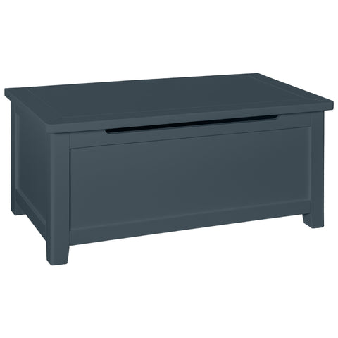 Henley Blue Painted Blanket Box