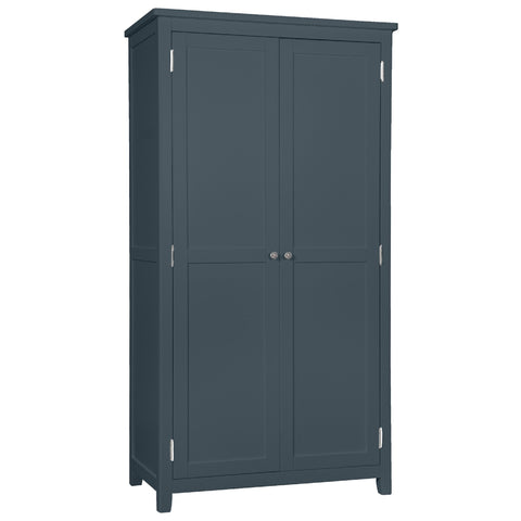 Henley Blue Painted Wardrobe - 2 Door