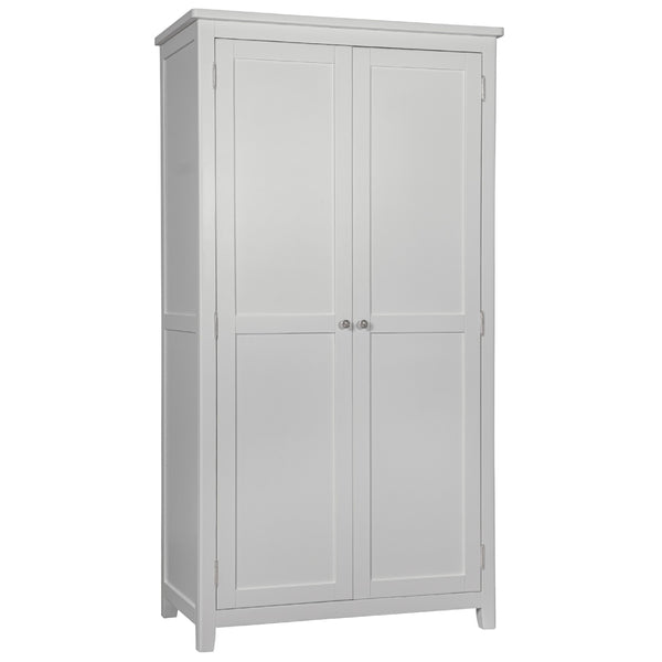Henley Grey Painted Wardrobe - 2 Door