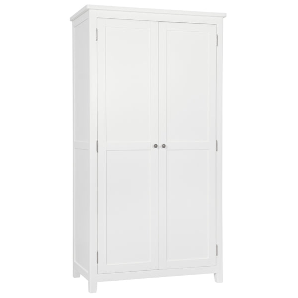 Henley White Painted Wardrobe - 2 Door