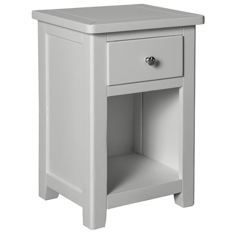 Henley Grey Painted Bedside - 1 Drawer