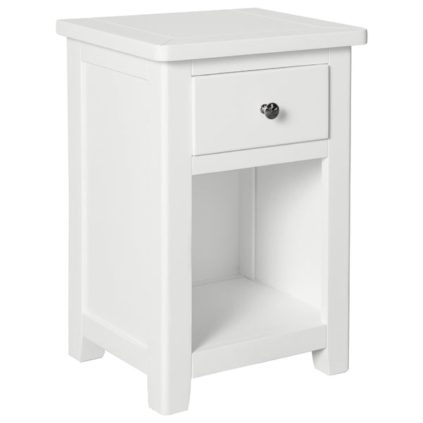 Henley White Painted Bedside - 1 Drawer