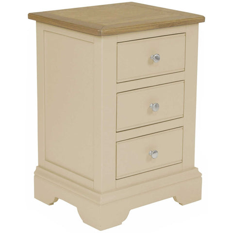 Harmony 3 Drawer Bedside - Cobblestone