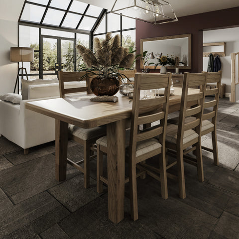 Norfolk Oak Dining Table - 1.8m Extending