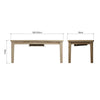 Norfolk Oak Dining Table - 1.8m Extending