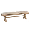Norfolk Oak - Dining Bench Cushion - Natural Check
