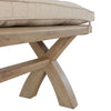 Norfolk Oak - Dining Bench Cushion - Natural Check