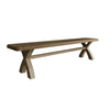 Norfolk Oak Dining Bench - 2m Cross Leg