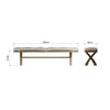 Norfolk Oak Dining Bench - 2m Cross Leg